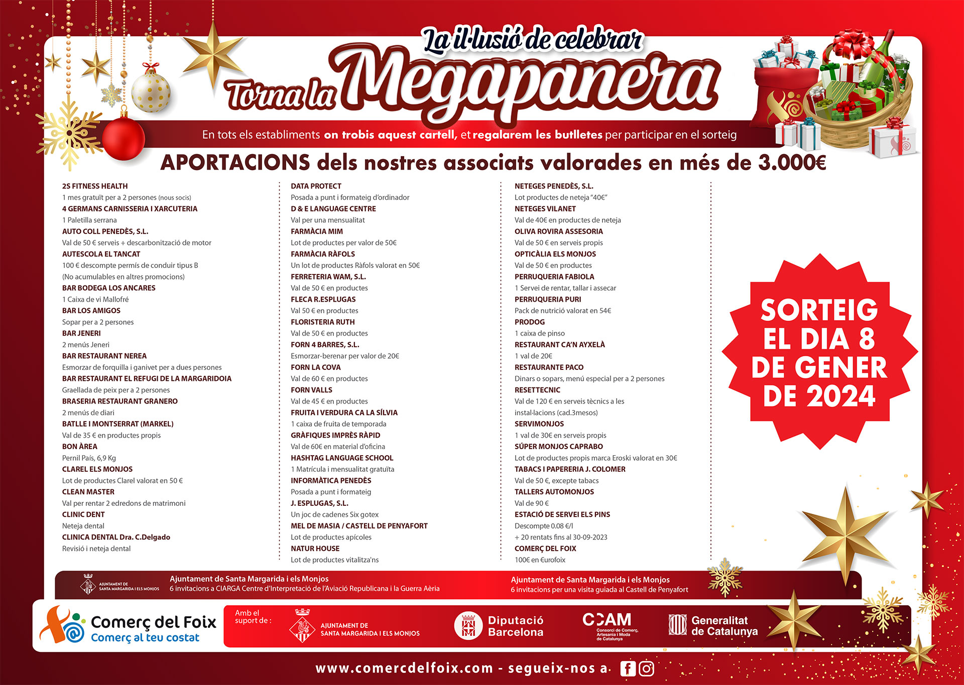Aportacions a la Campanya Megapanera 2023...