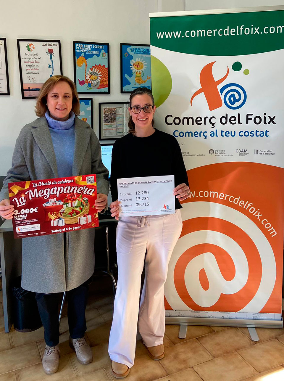 Anunci nÃºmeros premiats Megapanera 2023...